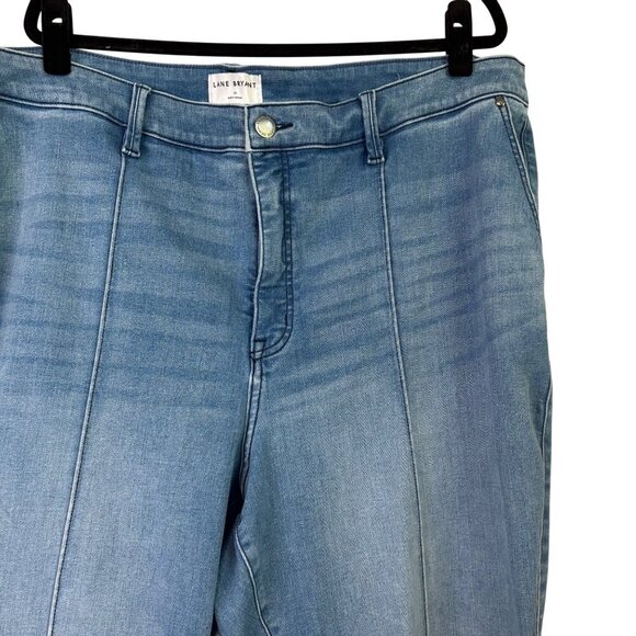 Lane Bryant Signature Fit Flex Magic Waistband High Rise Flare Jeans Size 26 - Picture 4 of 14